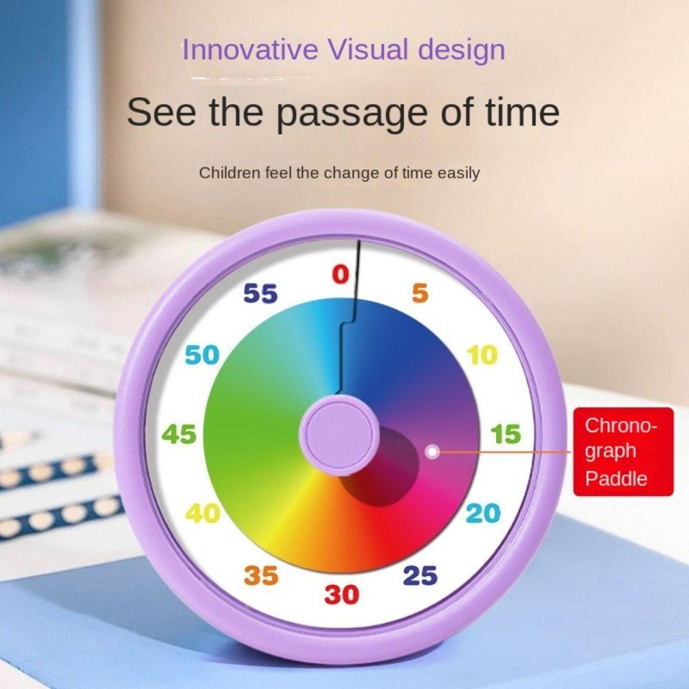Visualization Round Visual Timer Self-discipline Countdown Alarm Clock  Elementary School