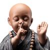 Creative Little Monk Ornaments Handicraft Landscape Ceramic Dolls Sculpture Statue for