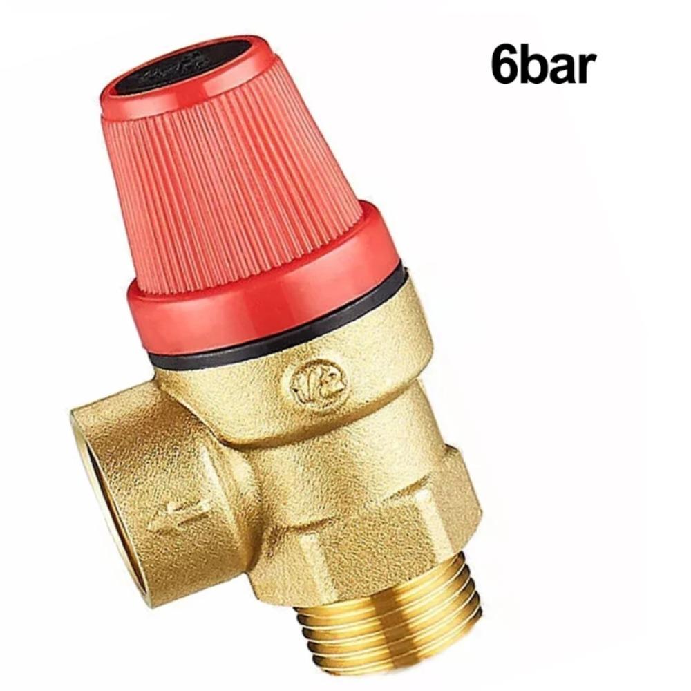 Efficient Pressure Control Drain Switch Color Gold Brass Safety Valve Pressure Control System