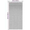 VidaXL Rideau anti-insectes gris foncé 100x220 cm bambou, rideau anti-mouches, moustiquaire de porte, rideau anti-mouches 4017450