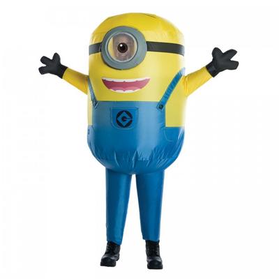 MINIONS Unisex Kids 6+ Stuart Inflatable Costume