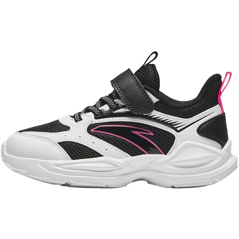 Anta Kids Synthetic Leather Fabric Running Series Trendy Comfortable Versatile Lightweight Shock Absorption Low Top Kids Running Shoes A22439925