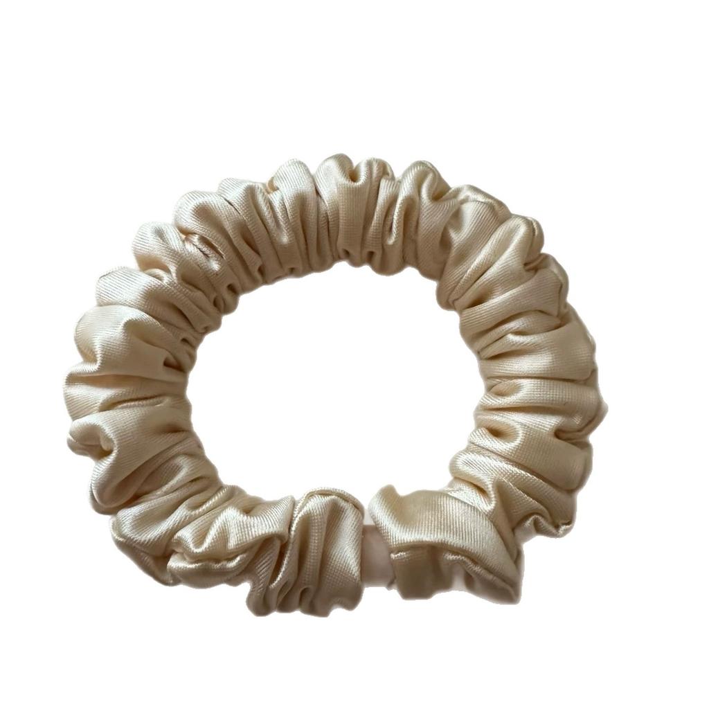Premium Sense Satin Small Intestine Hair Band High Elasticity Durable Rubber Band Does Not Hurt Hair Rope Ball Head Women'S Hair Accessories
