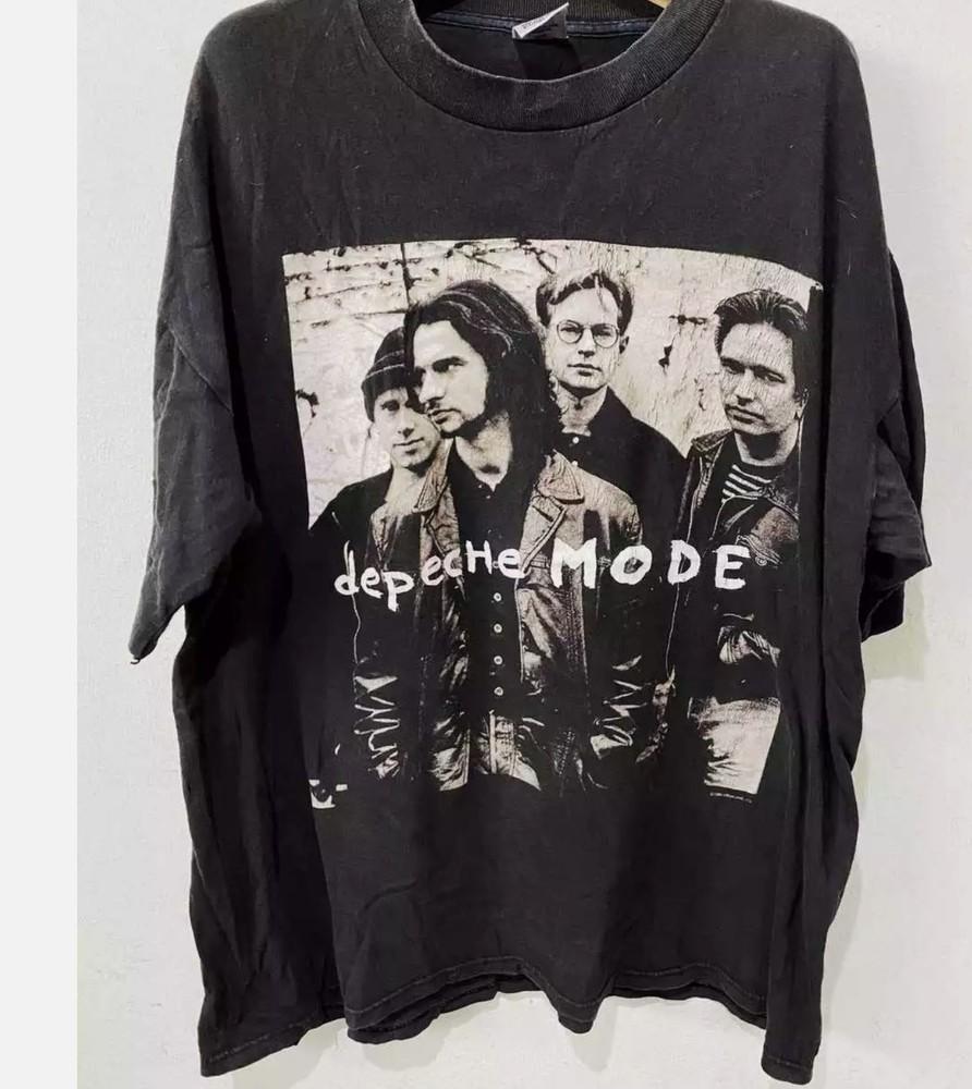

Винтажная черная унисекс футболка Depeche Mode Basic Style 1993 года, репринт S-5XL XL