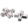 180 Degree Cross Hinge Zinc Alloy Swing Hinges Concealed Hinges  for Folding Door