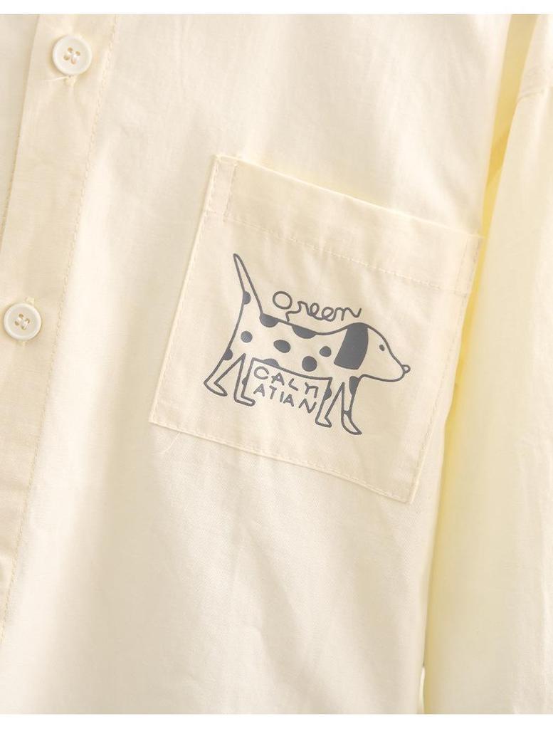 2024 Boys' Long Sleeve White Shirt - Stylish Spring/Autumn Wear for Kids