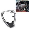 Carbon Fiber Steering Wheel Center Frame Cover Interior Car Steering Wheel Panel Moulding Trim for C
