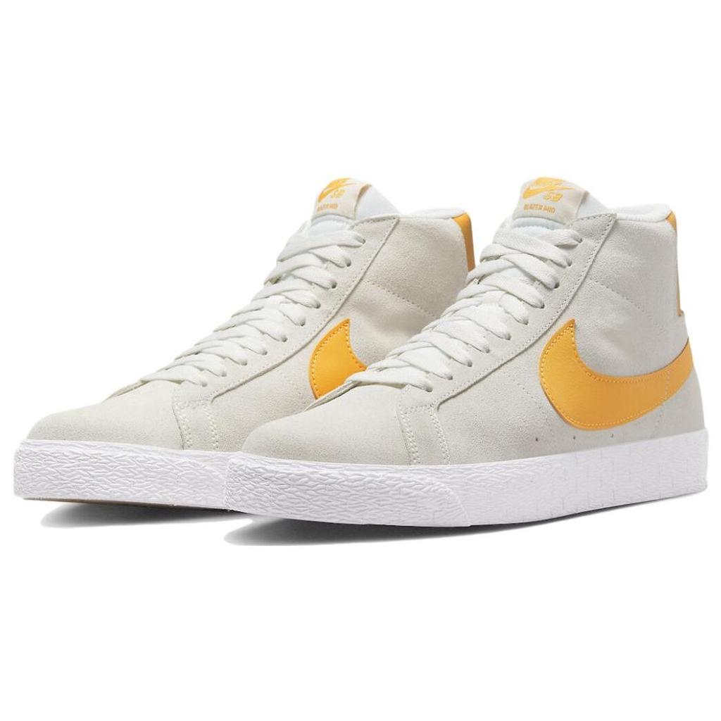 Nike Zoom Blazer Mid SB Laser Orange Unisex Sneakers Cream Summit-White White 864349-110