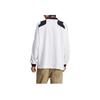 Adidas Originals Trefoil Three-Stripe Logo Print Casual Loose Fit V-Neck Long Sleeve Soccer Jersey Men Tops White IW3643