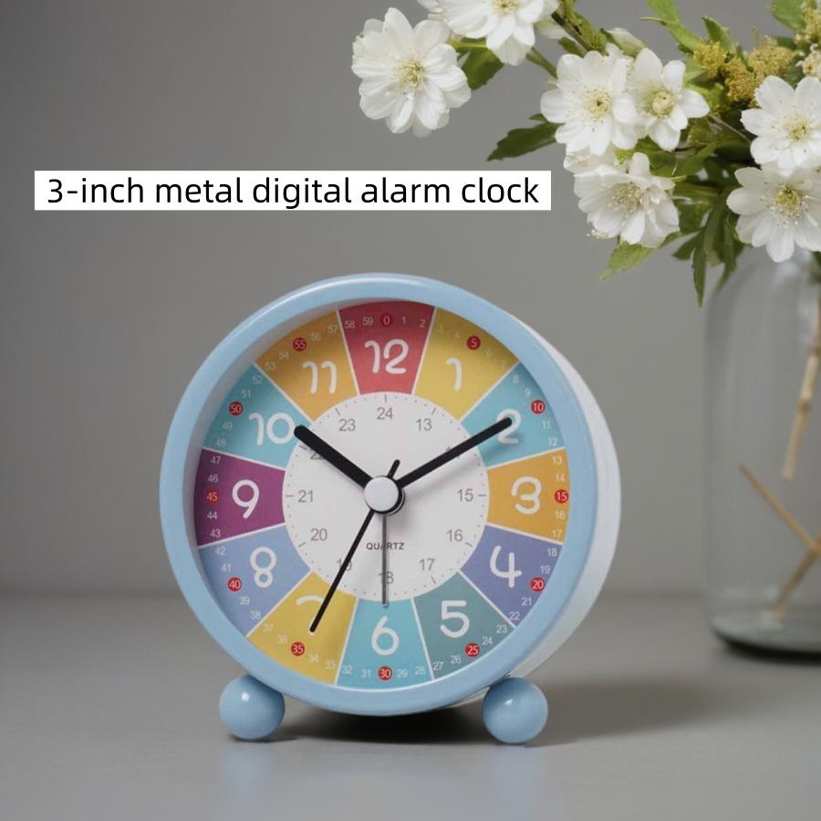 Early Learning Desktop Alarm Clock Wake Up Alarm Clock Living Room Bedroom Silent Desktop Clock Desktop Clock
