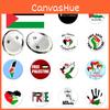Versatile Palestine Flag Enamel Pin Suitable For Various Occasions