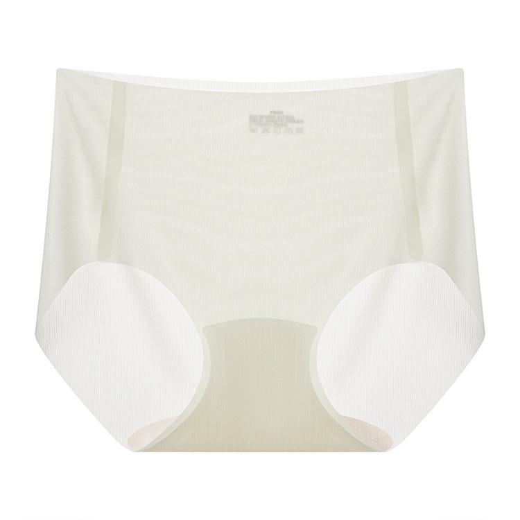 Ice silk seamless underwear summer thin mulberry silk crotch antibacterial mid-waist cool and breathable triangular ice muscle mask pants