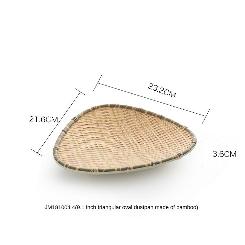 Imitation Bamboo Plate Personalized Creative Tableware  Long Plate Fried Food  Fried Skewer Dustpan Fruit Plate