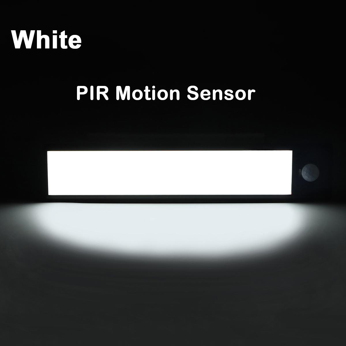 

Ультратонкий USB-светодиодный светильник для шкафа, ручная развертка/PIR-датчик движения, светодиодный перезаряжаемый алюминиевый кухонный светильник, портативное ночное освещение 40cm