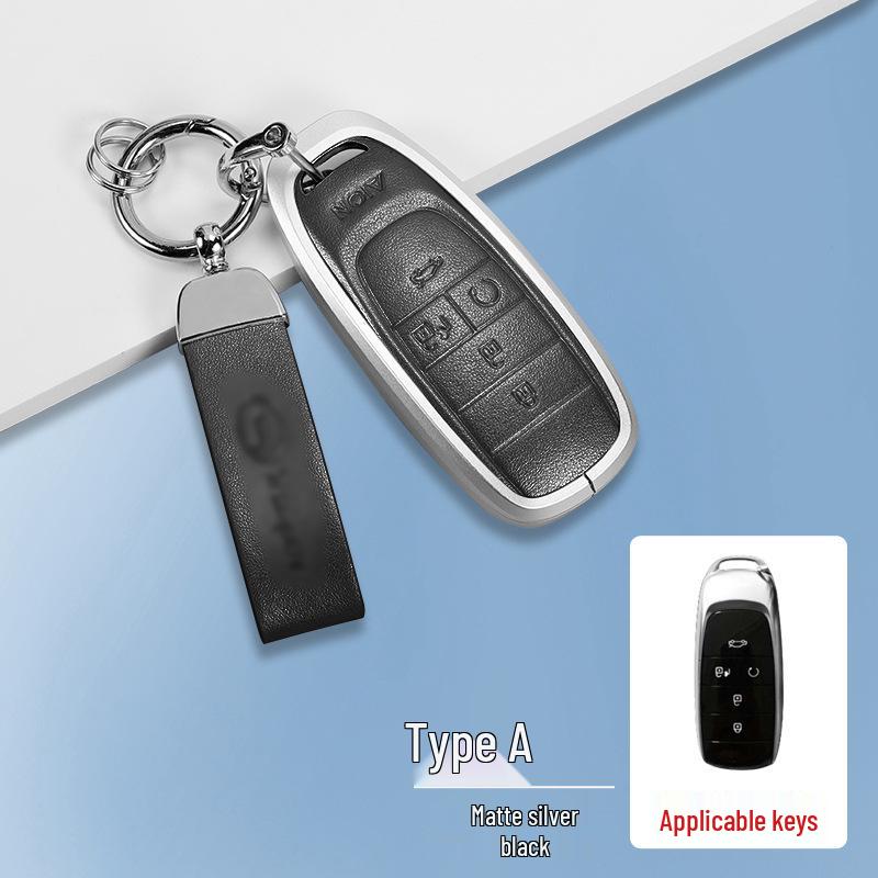 Compatible Key Cover for GAC Trumpchi Aion Models: LX, 630, IA5, Aions, VY - Protective Shell with Buckle