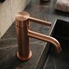 Brushed Copper Washbasin Tap, Low-Floor, Foster Rea