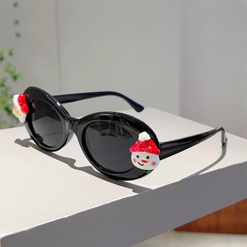 

Modern Christmas Party use Decor Gifts Shades Women s Original Design Chic Sun shades Cute Cartoon Props Sun Eyewear as picture shows