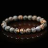 Natural Flame Stone Beaded Bracelet Men Women Powerful Chakra Yooperlite Fire Stone Energy Meditation Fengshui Bangle Jewelry
