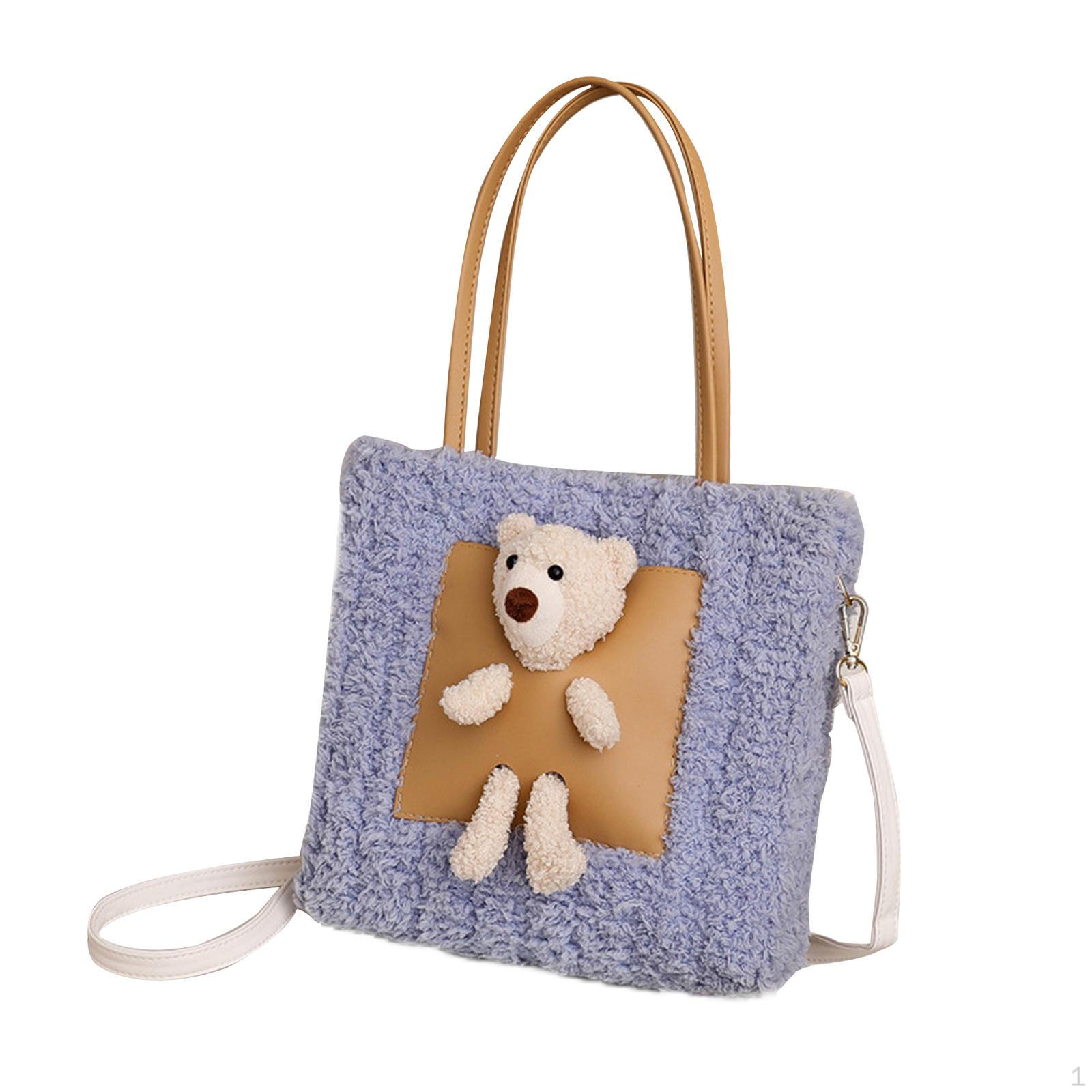 

1 Набір DIY Ведмедик Сумка Виготовлення Сумка-шопер Комплект Деталей Gray Blue