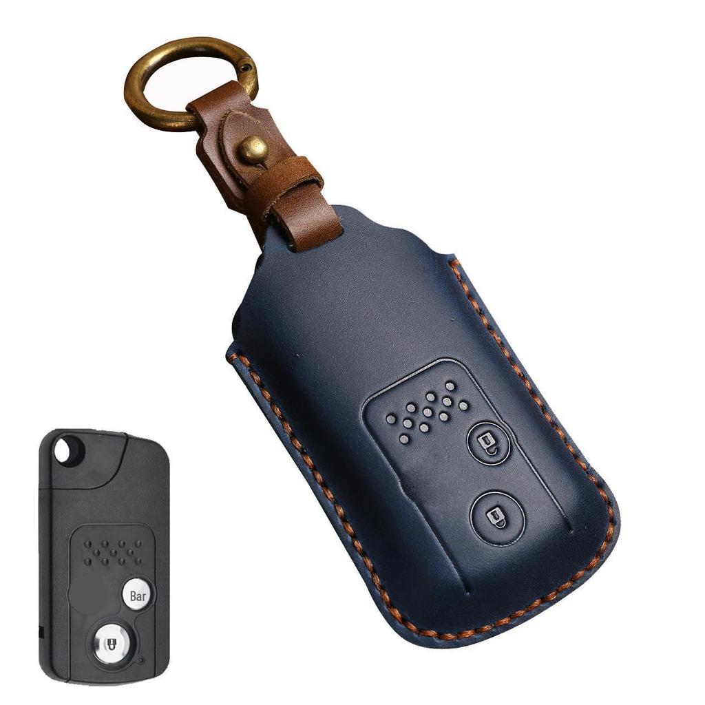 Genuine Leather Car Key Case for Honda Odyssey, Accord, and Crosstour
