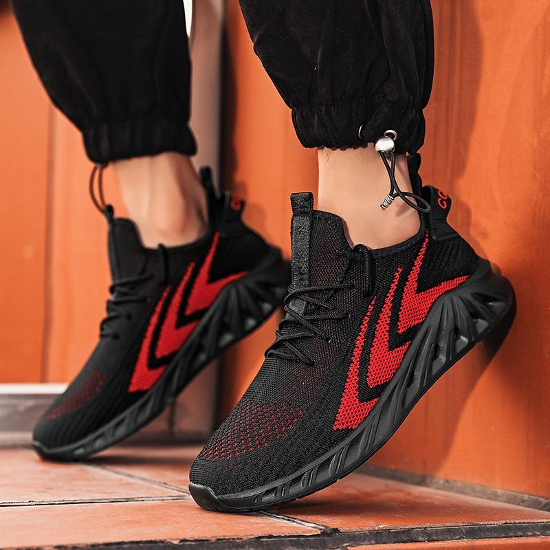 Herren Sportschuhe 2024 Frühling Outdoor Atmungsaktiv Dicke Sohlen Mode Mesh Schuhe Lässig Walking Vulkanisierte Schuhe Zapatos Hombre