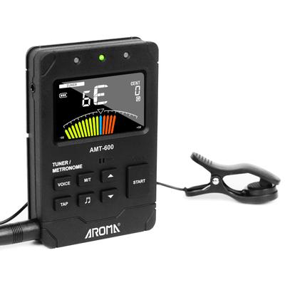 AROMA 3-in-1 Electronic Metronome Tuner, Rechargeable, Compatible with Most Instruments, 5 Instrument Modes, with English Vocal Beat Function