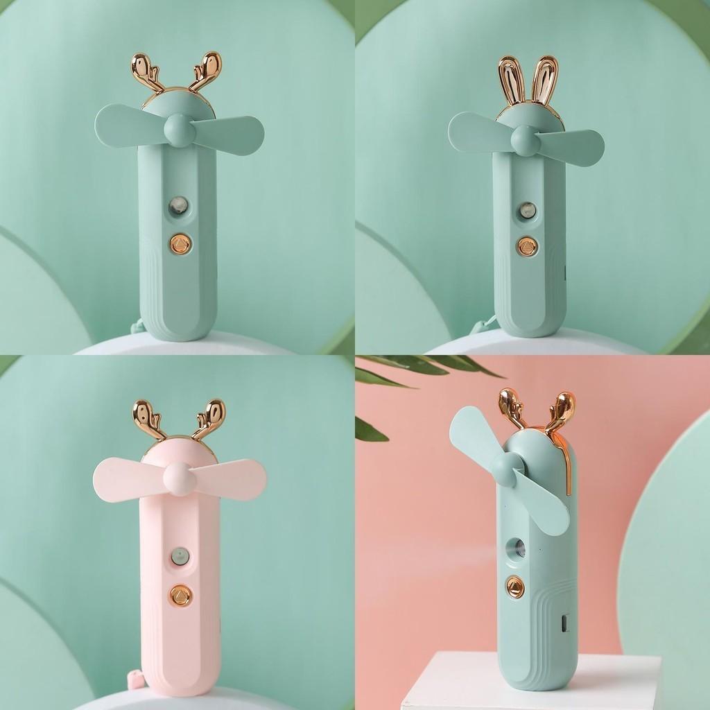 Cute Pet Automatic Spray Fan Mini Usb Humidifier Pocket Fan For Girls