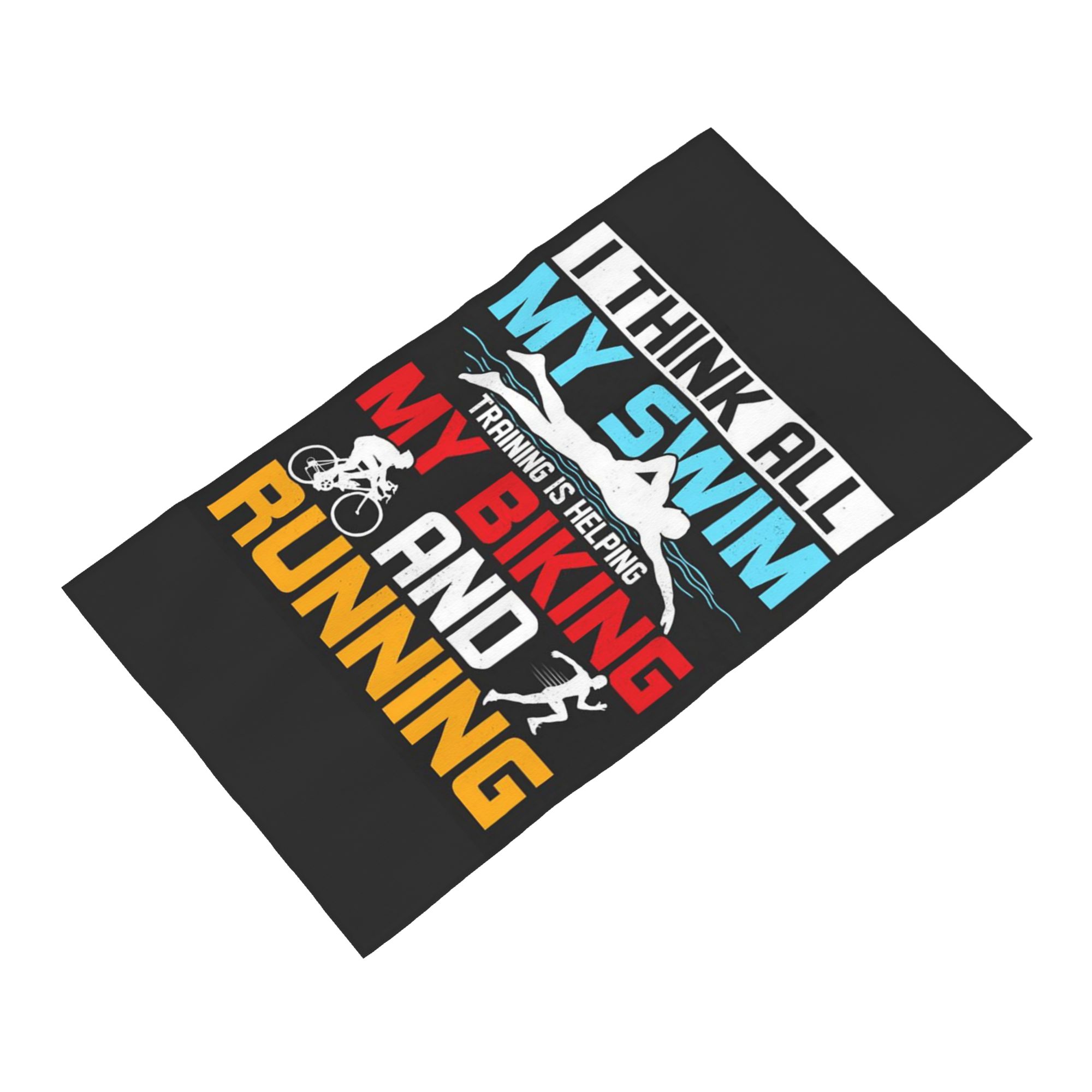 Ka Chen Muxi White Triathlon Swimming Cycling Running Soft Face Towel Quick Dry Pool Bath Cotton Towels Absorbent