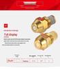 Danfoss Brass Atomizing Nozzle for Methanol, Diesel, and Vegetable Oil Burners