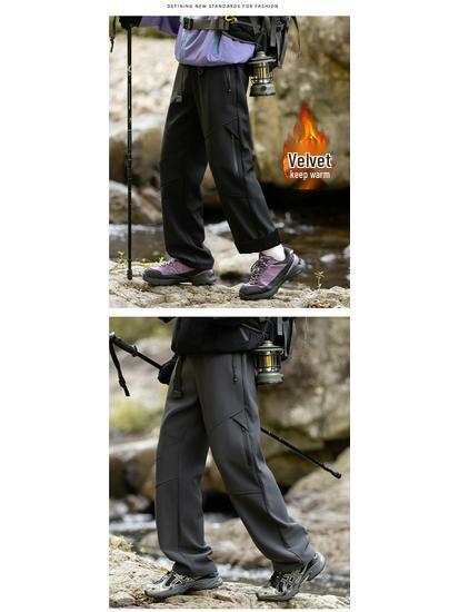Men's 2025 Fleece-Lined Waterproof Outdoor Pants