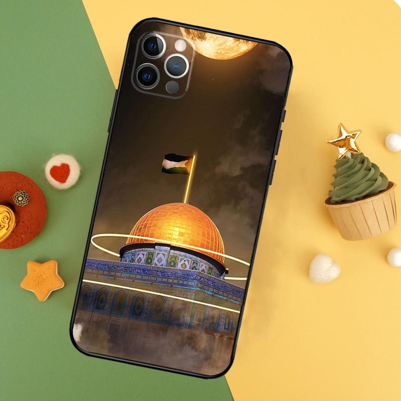 Jerusalem Dome of the Rock Phone Case For iPhone 17 17Air 16 16E 15 14 13 12 11 Pro Max 12 13 Mini Shockproof Cover