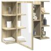 Vidaxl Badezimmerschrank, Sonoma-Eiche, 80 x 20,5 x 64 cm