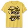 Unisex F1 Formula 1 Days Of The Week T Shirt Handmade Racing Fan Gift Tee
