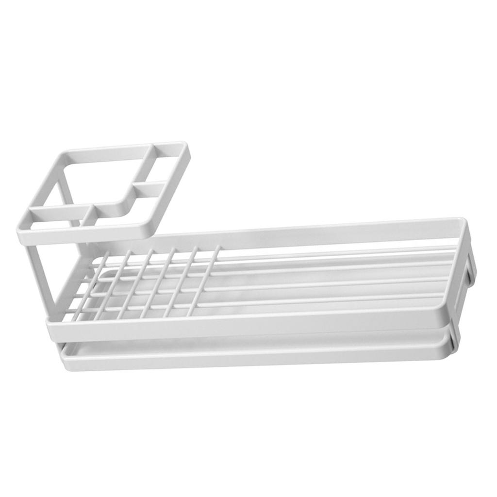 Toothbrush and Toothpaste Holder with Drainages Tray for Bathroom Vanity Countertop Storage Efficient Drainages Systems