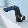 Digital Display Ambient Light Hot and Cold Bathroom Faucet for Vanity and Hand Washing Basin
