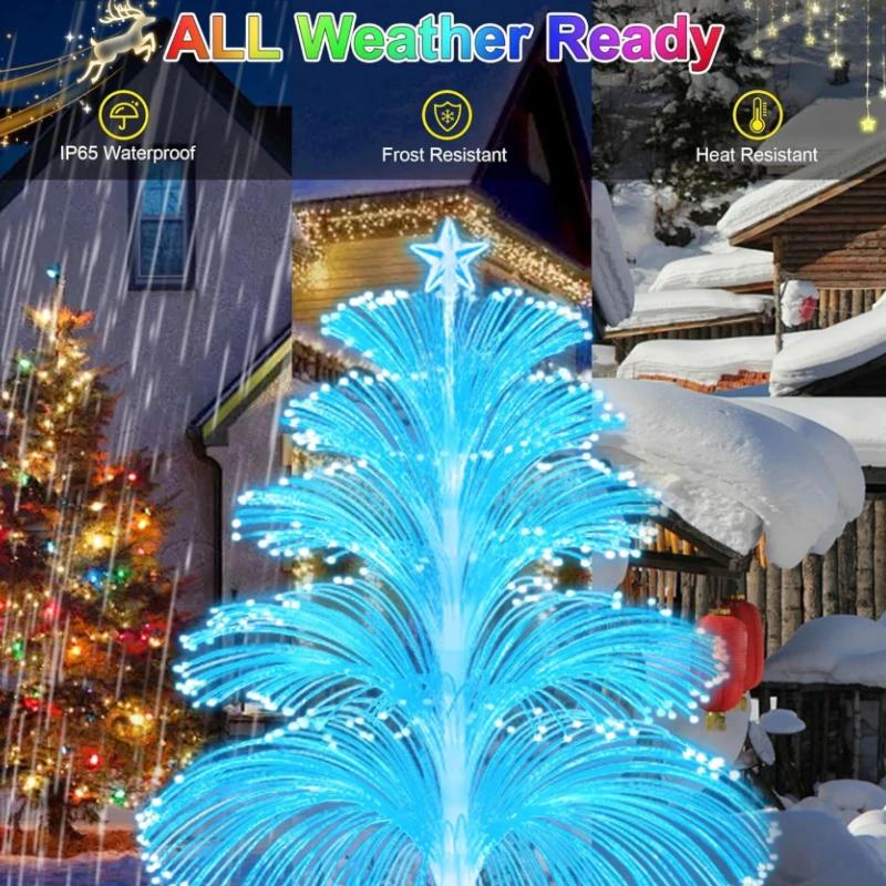 1pc Solar Jellyfish Light Decoration Outdoor Waterproof 2/3/5 Layer Optical Fiber for Pathway Outside Pathway Lawn Patio Decor