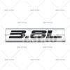 Styling Auto Emblema Adesivo 3D Metallo Cromo Lega di Zinco 3.0L 3.2L 3.5L 3.6L 3.7L 3.8L Accessorio Badge per Carrozzeria, Cofano, Parafango