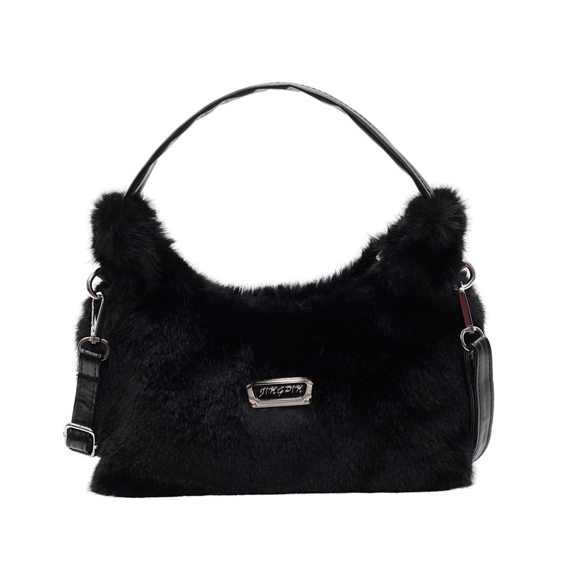 

Женская сумка через плечо Сумка через плечо большой вместимости чёрный