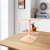 Bird Play Stand Safe Wooden Parrot Stand Cockatiel Toys Multifunctional Natural Bird Perch Cage Accessories For Cockatoos