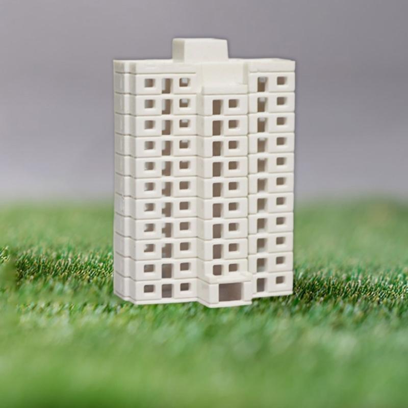 N Scale 1:500 Mansion House Assembled Model Miniature Architectural Building Model Outland Realism Scene DIY Painting