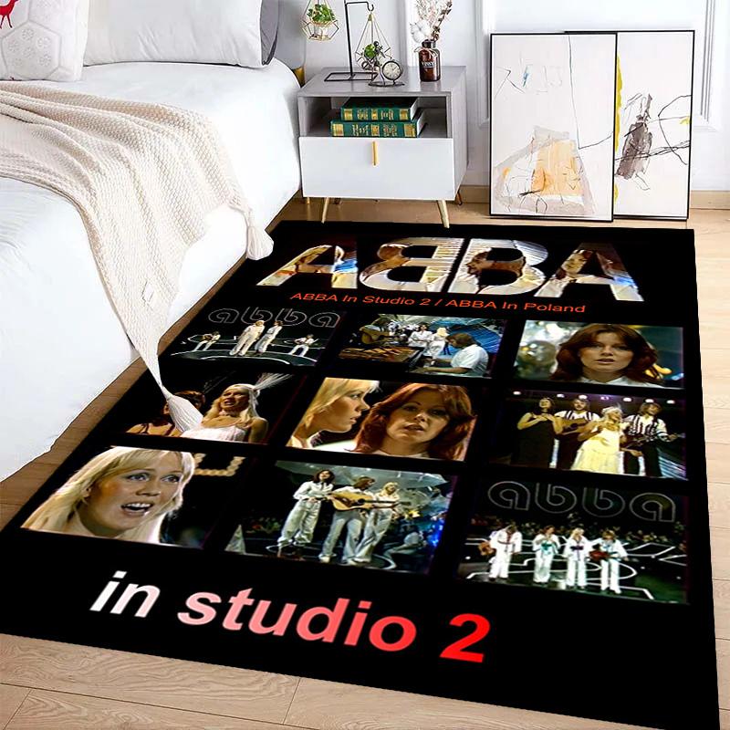 ABBA Ikonisches Musik-Erbe Teppichbodenmatten Wohnzimmer- und Schlafzimmer-Matten Badezimmer-Matte Kunst Mode