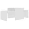 White Coffee Table Set 100 x 48 x 40 cm Particleboard