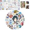 50pcs Genshin Impact Waterproof Stickers Reusable Adhesive Decoration