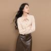 SANCAL 2026 Spring Lapel Loose-Fit Blouse