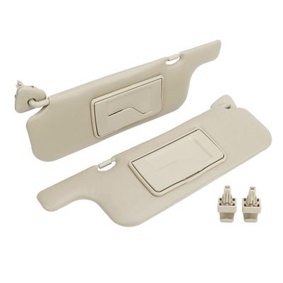 2 Peças Pala de Sol para Carro Espelho de Maquilhagem Cinzento Placa de Proteção Solar Para E120 E130 2001 a 2007 Nona Geração