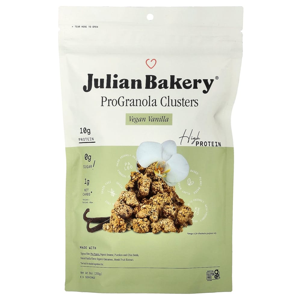 Julian Bakery Progranola Vegan Vanilla Clusters 255g (9oz) 255g - 1 ea