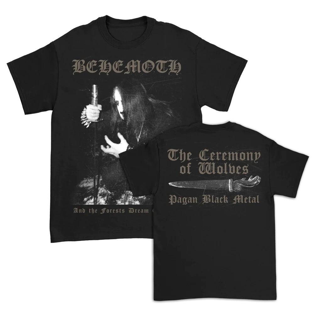 

BEHEMOTH cd lgo THE CEREMONY OF THE WOLVES Official SHIRT LRG New forest dream Unisex T-Shirt M