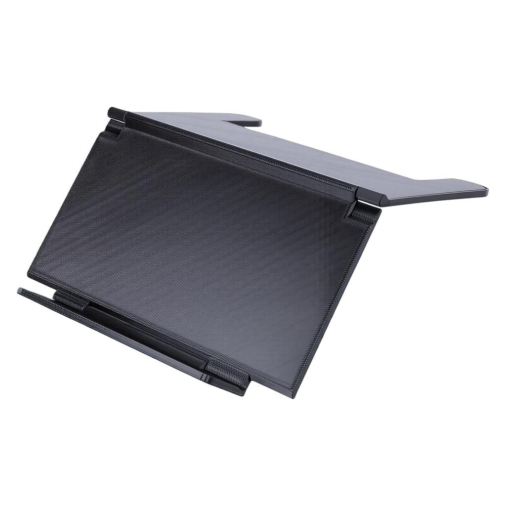 Mahjong Card Holder for Table Foldable 3D Printed Space Saving American Mahjong Under Mat Slide in Stand Black