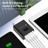 48W Multi-Port USB Mobile Charger with QC3.0 - EU/US/UK Fast Charging Adapter