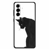 Custodia per Telefono per Samsung Galaxy S26 Custodia Nera in Silicone TPU Cover Posteriori per GalaxyS26 S 26 Custodia SamsungS26 Morbidi Paracolpi Protettivi